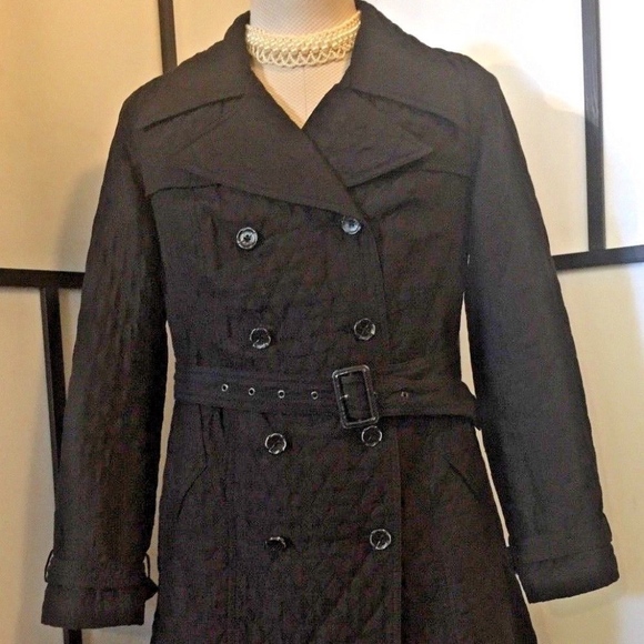 Merona Jackets & Blazers - Merona* Diamond Quilted Coat Black Size Medium
